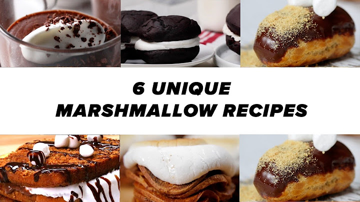 6 Μοναδικές Συνταγές Marshmallow